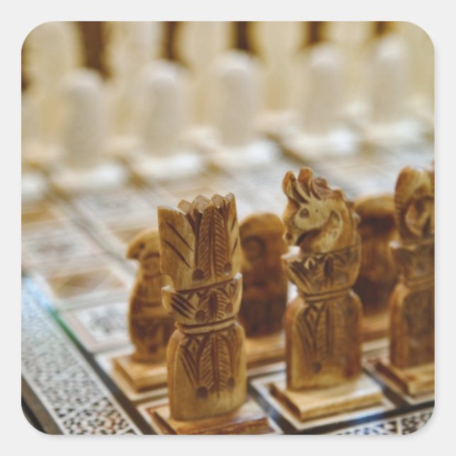 Adesivo Quadrado Xadrez à venda, Khan el Khalili Bazaar, (Frente)
