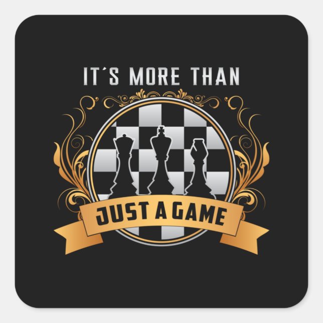 Adesivo Quadrado Xadrez Conselho do Xadrez Conselho Rainha-Presente (Frente)