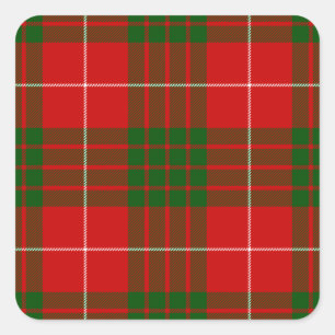 Adesivo Quadrado Xadrez vermelha tartan tartan