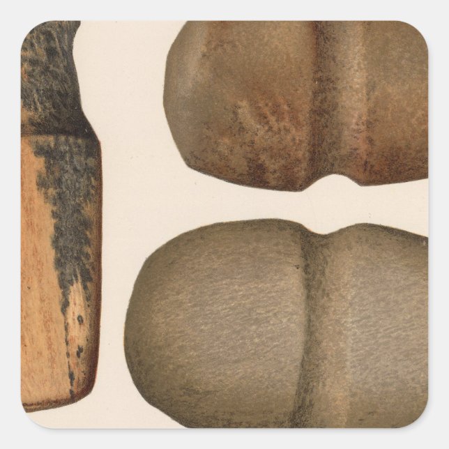 Adesivo Quadrado XIX Stone implementa, Novo México (Frente)
