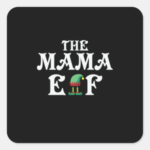 Adesivo Quadrado Xmas Gift A Mãe Elf