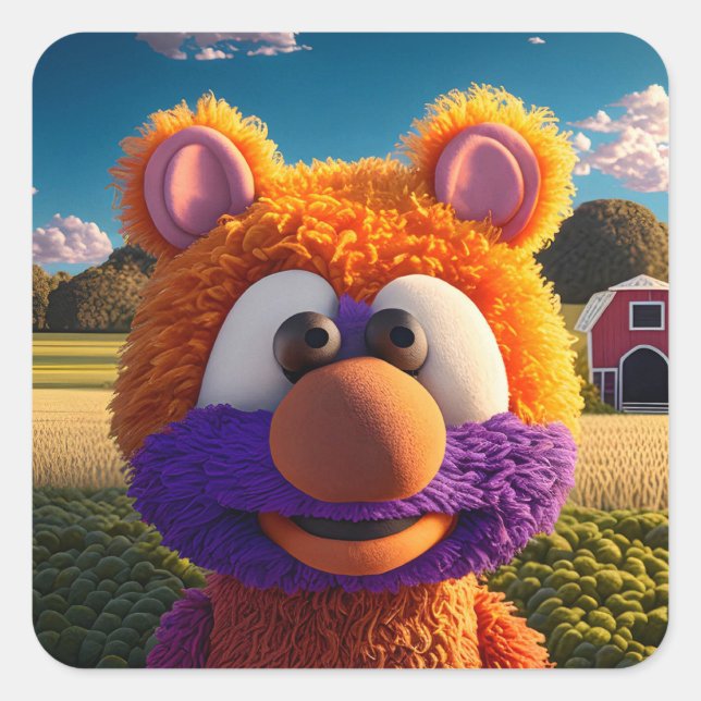 Adesivo Quadrado xooribous (Frente)