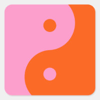 Yin Yang Pink E Orange