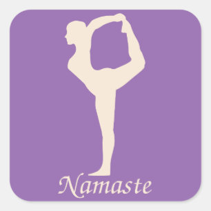 Adesivo Quadrado Yoga