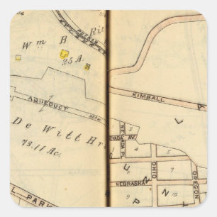 Adesivo Quadrado Yonkers, New York 6