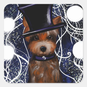 ADESIVO QUADRADO YORKIE
