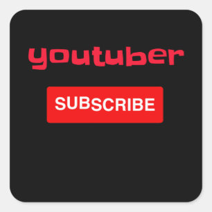 Adesivo Quadrado Youtuber Gamer