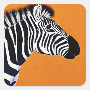 Adesivo Quadrado Zebra