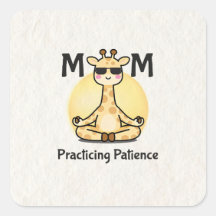 Zen Vibe | Girafa da Paciência Praticando