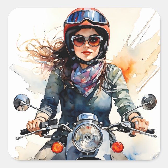 Adesivo Quadrado "Zephyra" "Vento Dolce" - Vento doce (Frente)