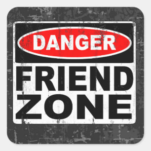 Adesivo Quadrado Zona do amigo