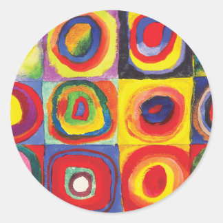 Adesivo Quadrados com Círculos Concentrados Hiroaki Takaha