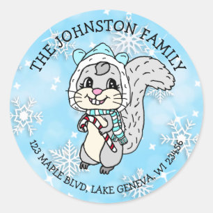 Adesivo Quadrinho Festivo de Cartoon