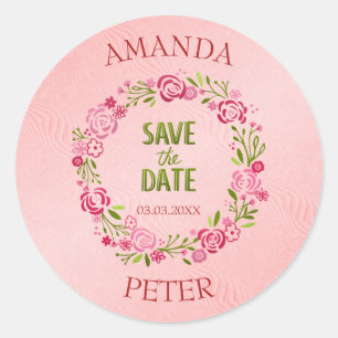 Adesivo Quadro das Flores Rosa