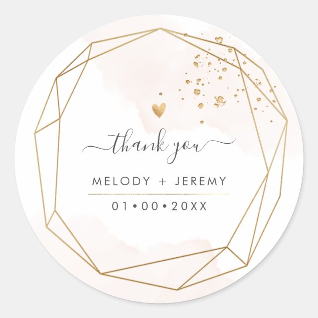 Adesivo Quadro de Faceta de Pedra Gem Dourada Faux PixDezi (Frente)