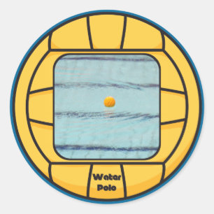 Adesivo Quadro do pólo aquático (adicione sua própria