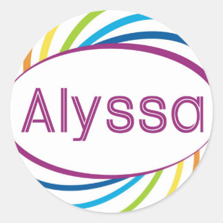 Adesivo Quadro feliz arco-íris Alyssa