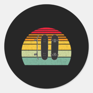 Adesivo Quadro Retro Vintage - Semana de Skateboarding Ale