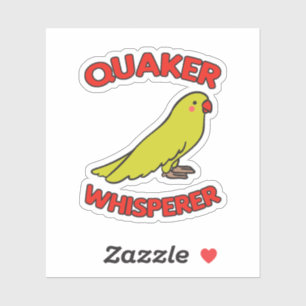 Adesivo Quaker Whisperer Parrot