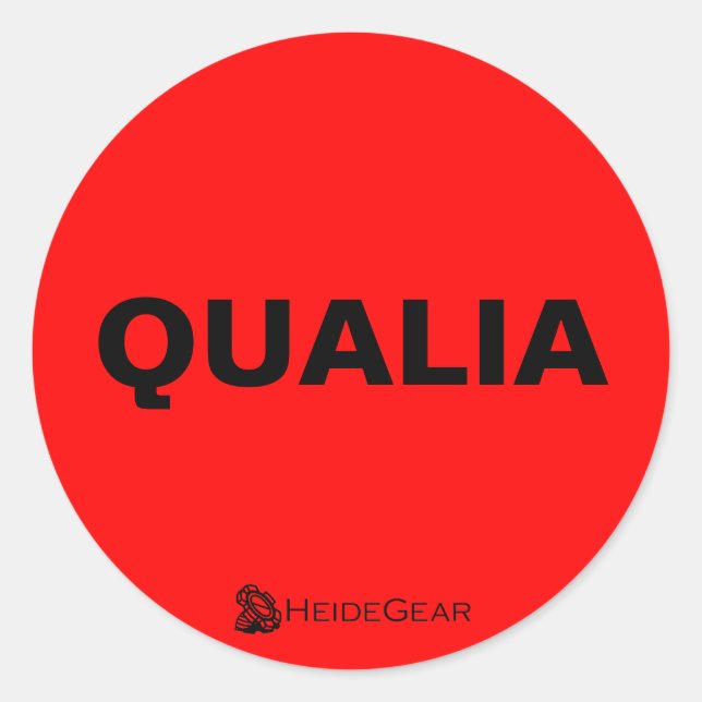 Adesivo Qualia Sticker (Frente)