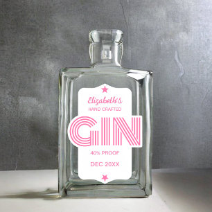 Adesivo Qualquer Gin Personalizado por Cor