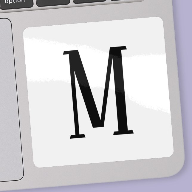 Adesivo Qualquer letra | Cores Pretas e Brancas ou Descart (Criador carregado)