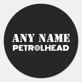 Adesivo Qualquer nome de Petrolhead Personalizada