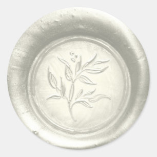 Adesivo Qualquer Selagem De Envelope Botânico Colorido