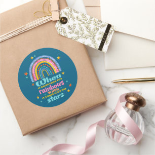 Adesivo Quando Chover Procure Os Arcos-Chuva