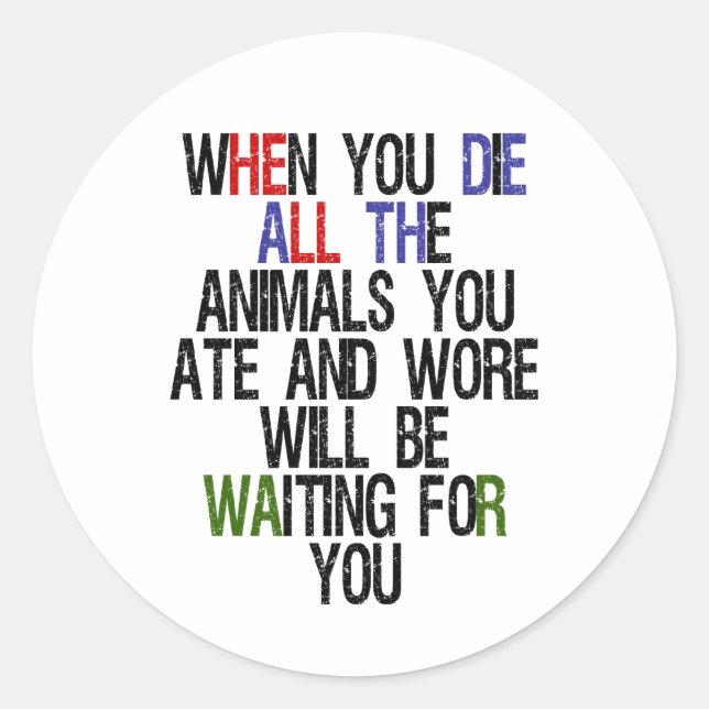 Adesivo Quando Morre 1 (Frente)