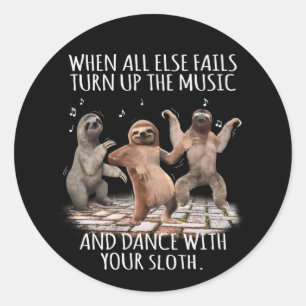 Adesivo Quando Todas As Outras Falhas Aumentam Sua Música 