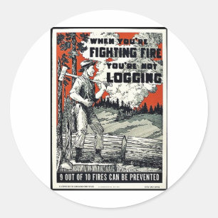 Adesivo Quando você está lutando fogos você não está