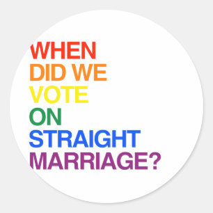 ADESIVO QUANDO VOTÁMOS O CASAMENTO HETERO?