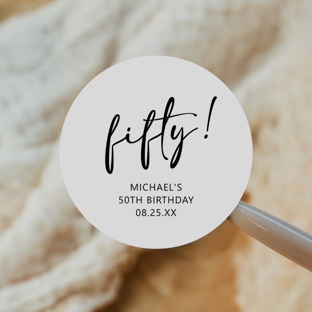 Adesivo Quarenta e cinco anos, preto e branco (Criador carregado)