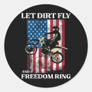 Adesivo Quarto De Julho, Camisa Motocross America Biker Me