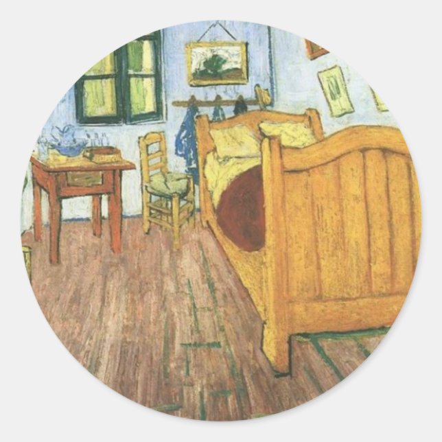 Adesivo Quarto de Van Gogh em Arles (Frente)