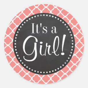 Adesivo Quatrefoil De Coral Claro, Cor-De-Rosa, De Marroco