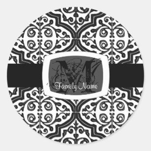 Adesivo Quatrefoil Padrão Vintage