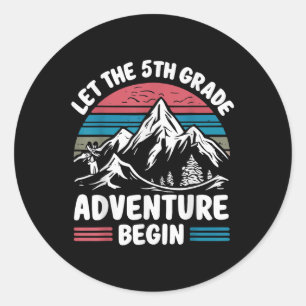 Adesivo Que A Aventura De 5 Comece De Quinto Grau