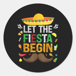 Adesivo Que A Fiesta Comece No Partido Mexicano Cinco De E