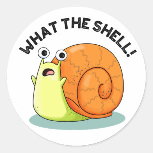 Adesivo Que Caracol Engraçado Da Shell