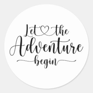 Adesivo Que Comece A Aventura