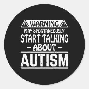 Adesivo Que Espontaneamente Fale Sobre Autismo Asd Autismo