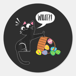 Adesivo QUE ! Gato de Páscoa