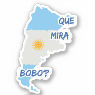 Adesivo que mira bobo