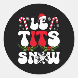 Adesivo Que Natal Engraçado Que Neve O Xmas Hat Snowfl