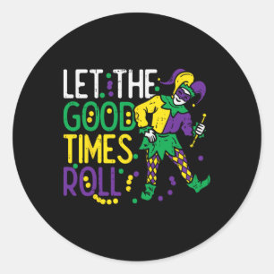 Adesivo Que O Bom Momento Enrole O Jester Bead Engraçado M