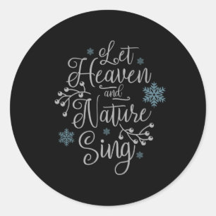 Adesivo Que o Céu e a Natureza Cantem Natal