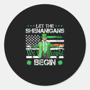 Adesivo Que Os Shenanigans Comecem A Engraçada Trump St Pa