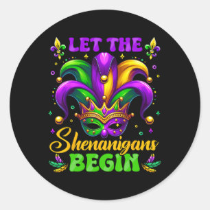Adesivo Que Os Shenanigans Comecem A Mardi Gras 3